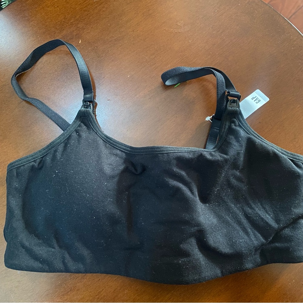 New Gap Women's Black Nursing Bralette M